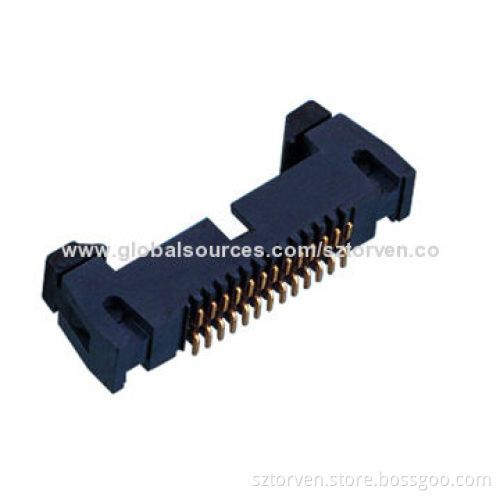 Box Header with Latches, 1.27mm Pitch, 6 to 64 Pins, SMT Type